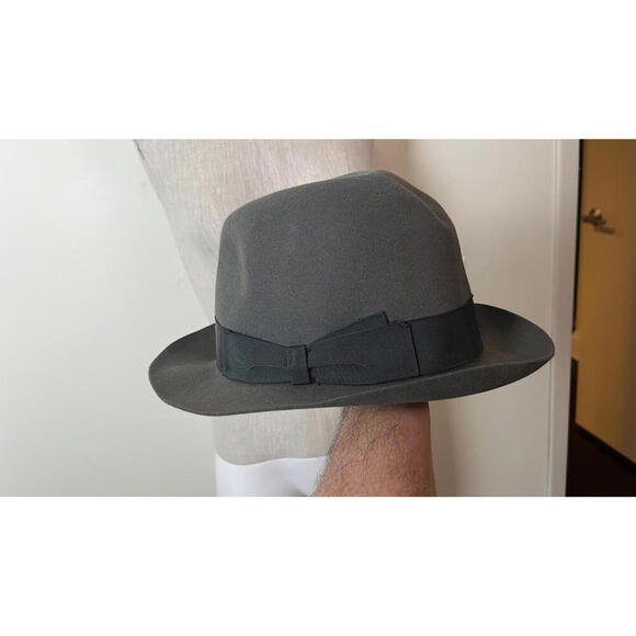 borsalino Other - BORSALINO ALLESSANDRIA ITALY BOGART FEDORA FELT HAT